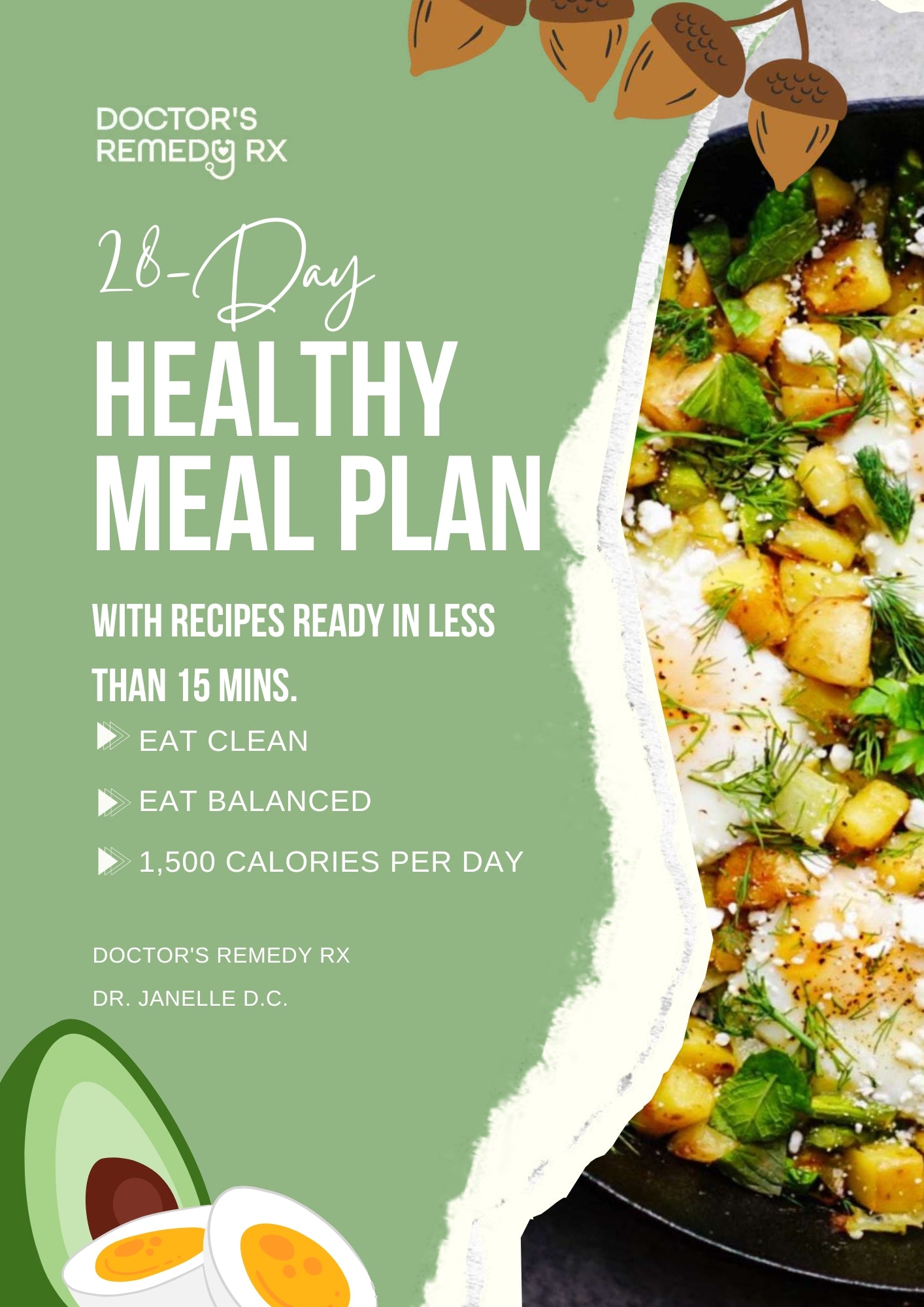 Fall Fuel 28-Day healthy meal plan guide